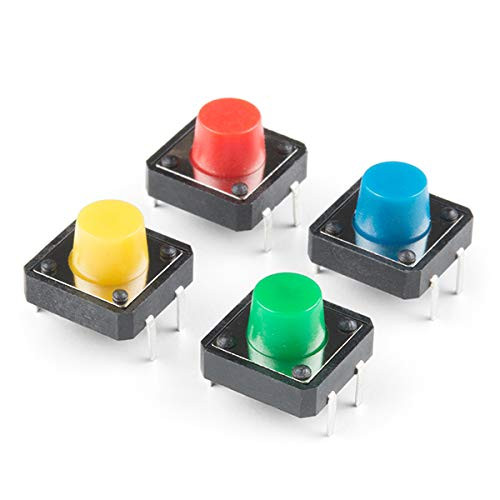 Electronics123.com, Inc. Multicolor Buttons - 4-Pack