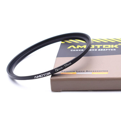 72mm Lens to 77mm Camera Lens Adapter,72mm to 77mm Filter Step up Ring Adapter Ring,Compatible All 77mm Filter Accessory