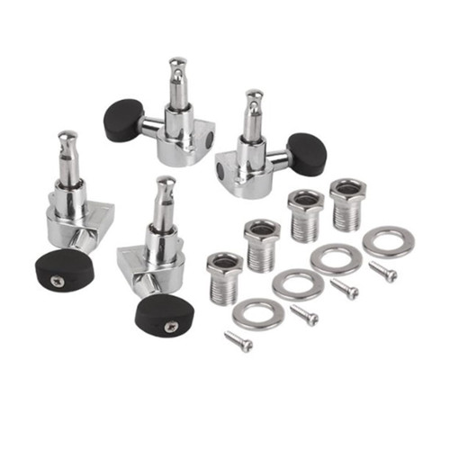 ERINGOGO 4pcs bass tuning pegs guitar machine head machine head tuners guitar tuning key knob acoustic guitars tuning pegs uke tuning pegs Guitar tuning pegs Guitar tuner Ukulele alloy