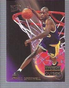 1993-94 Ultra Inside/Outside #8 Latrell Sprewell NBA Basketball Trading Card