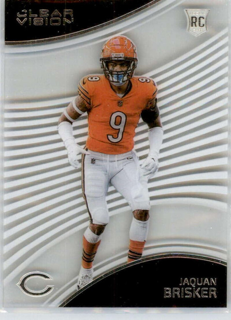 2022 Panini Chronicles Clear Vision Rookies #25 Jaquan Brisker Chicago Bears RC Rookie Football Trading Card