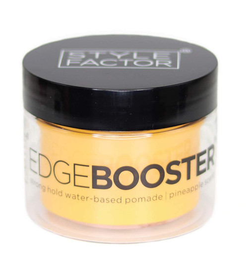 Style Factor EDGE BOOSTER Strong Hold Water Base Pomade- Excellent for Taming Edges & Braiding Hair (Pineapple, 3.38oz) Style Factor EDGE BOOSTER Strong Hold Water Base Pomade- Excellent for Taming Edges & Braiding Hair (Pineapple, 3.38oz)