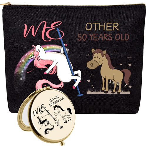 Other 50 Year Old Me Unicorn,50 Year Old Bag,50th Birthday Gag Gifts,50th Birthday Gifts for Her,Birthday Gifts for 50 Year Old Woman,50 Birthday Decorations for Her,50th Birthday Unicorn Bag