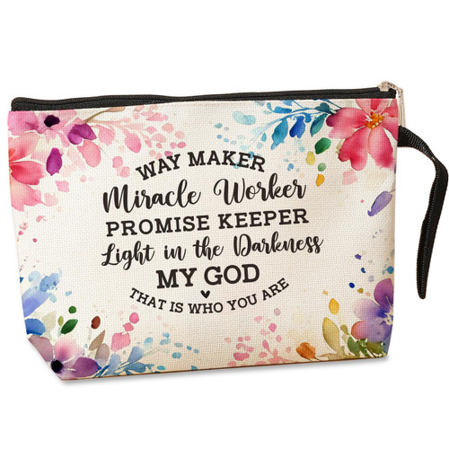 Inspirational Christian Gifts for Women Makeup Bag Encouragement Religious Gifts Makeup Zipper Pouch Bag Bible Verse Cosmetic Bag Scripture Christmas Birthday Gifts Skincare Bag for Sister Girlfriend Inspirational Christian Gifts for Women Makeup Bag Encouragement Religious Gifts Makeup Zipper Pouch Bag Bible Verse Cosmetic Bag Scripture Christmas Birthday Gifts Skincare Bag for Sister Girlfriend