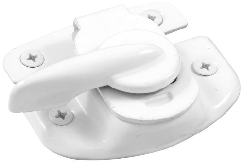 Prime-Line Products F 2618 Window Sash Lock and Keeper, Cam Action, White Finish Prime-Line Products F 2618 Window Sash Lock and Keeper, Cam Action, White Finish