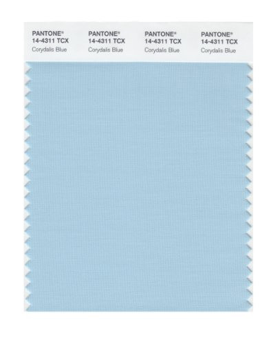 Pantone 14-4311 TCX Smart Color Swatch Card, Corydalis Blue