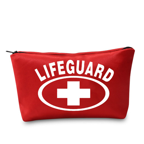 LEVLO Lifeguard Red Cosmetic Make Up Bag Lifeguarding Gift Lifeguard Makeup Zipper Pouch Bag For For Friend Family (Lifeguard Red Bag) LEVLO Lifeguard Red Cosmetic Make Up Bag Lifeguarding Gift Lifeguard Makeup Zipper Pouch Bag For For Friend Family (Lifeguard Red Bag)