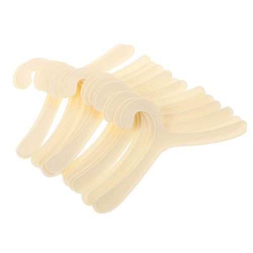 IFANLANDOR 30Pcs pet Hanger Dog Apparel Pet Clothes Rack Scarf Pant Hangers Small Coat Hanger Pet Clothes Hangers Dog Clothes Hangers Plastic Hangers Dog Clothing Hanger Baby Doll Child
