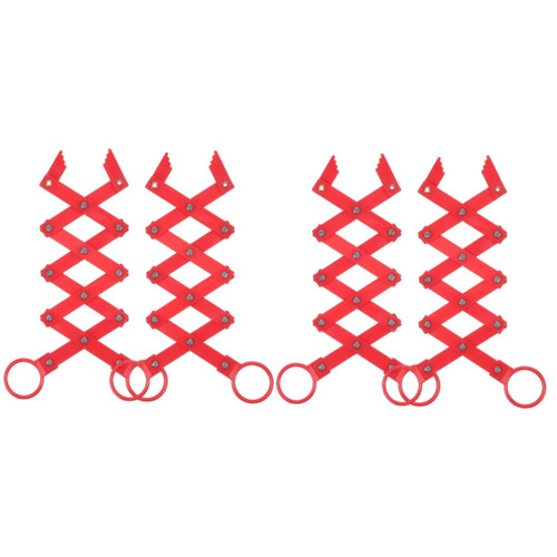 Toyvian 4 Sets DIY Manipulator Robotic Grabber Robot Arm Reacher Claw Grabber Interactive Toy Grabber Robot Arm Grabber Toys Toy for Kids DIY Kids Craft Grabbing Plastic Grab Bag Child