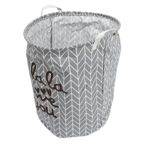 Zerodeko 1pc Fabric Laundry Bucket Sundries Storage Basket Sundries Basket Laundry Storage Basket Toys Organizer Basket Containers for Clothes Laundry Bin Storage Box Cotton Linen Foldable