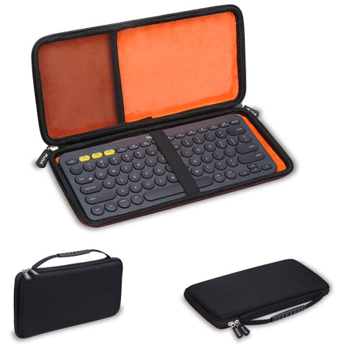 Mchoi Hard Carrying Case Compatible with Logitech K380/K810/K811 Multi-Device Bluetooth Keyboard & Accessories, Case Only
