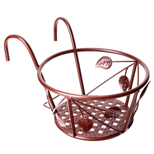 HAKIDZEL 1Pc deck rail planters balcony plant planter Metal Hanging Pots Flower Pot Holder hanging plant pot Rail Fence Planters railing flower pot outdoor Plant Hanger iron frame Chassis HAKIDZEL 1Pc deck rail planters balcony plant planter Metal Hanging Pots Flower Pot Holder hanging plant pot Rail Fence Planters railing flower pot outdoor Plant Hanger iron frame Chassis