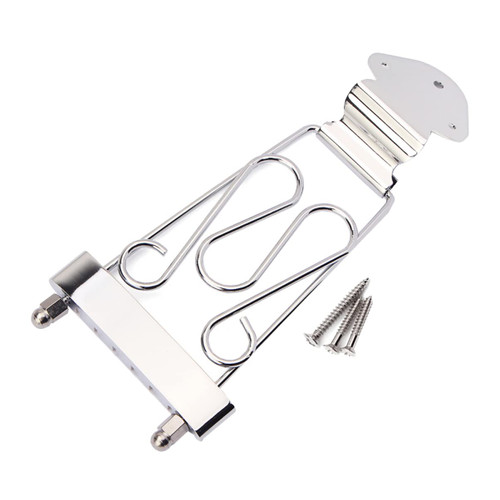 Milisten 6 String Jazz guitar bridge electric guitar bridge acoustic guitar bridge electric guitar tailpiece Guitar Tailpiece bridge guitar bridge parts GA411 Guitar Tailpiece saddle