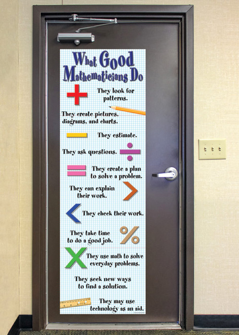 McDonald Publishing What Mathematicians Do Colossal Poster (V1617)