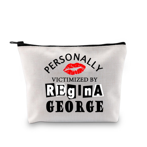 XYANFA Mean G Broadway Musical Inspired Makeup Bag M Girl Musical Theatre Fans Cosmetic Bag Movie Zipper Pouch (PERSONALLY VICTIMIZED BY RG) XYANFA Mean G Broadway Musical Inspired Makeup Bag M Girl Musical Theatre Fans Cosmetic Bag Movie Zipper Pouch (PERSONALLY VICTIMIZED BY RG)