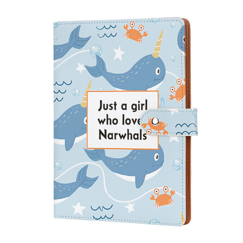 Funny Narwhal Lover Gifts Narwhal Leather Clipboard Portfolio Just a Girl Who Loves Narwhals Clipboard Folder Sea Ocean Themed Gift Portfolio Folder A5 Size(Love Narwhals Portfolio) Funny Narwhal Lover Gifts Narwhal Leather Clipboard Portfolio Just a Girl Who Loves Narwhals Clipboard Folder Sea Ocean Themed Gift Portfolio Folder A5 Size(Love Narwhals Portfolio)
