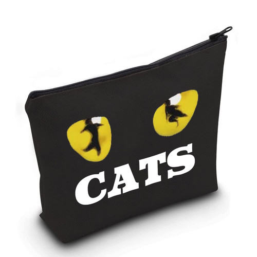 LEVLO Broadway Cat Cosmetic Make Up Bag Musical Theatre Fans Gift Cat Makeup Zipper Pouch Bag For Friend Family (Cat) LEVLO Broadway Cat Cosmetic Make Up Bag Musical Theatre Fans Gift Cat Makeup Zipper Pouch Bag For Friend Family (Cat)