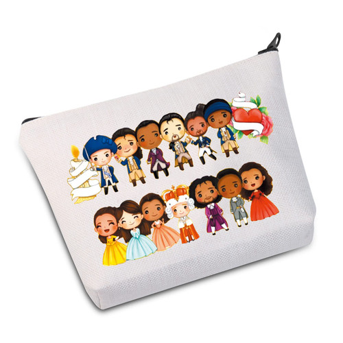 LEVLO Broadway Musical Character Cosmetic Make Up Bag Musical Theatre Fans Gift Musical Make Up Zipper Pouch Bag For Musical Lover (Broadway Musical Character) LEVLO Broadway Musical Character Cosmetic Make Up Bag Musical Theatre Fans Gift Musical Make Up Zipper Pouch Bag For Musical Lover (Broadway Musical Character)