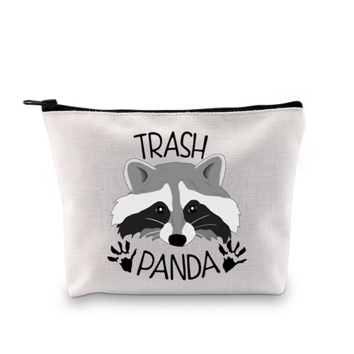 Trash Panda Makeup Bag Raccoon Gift For Raccoon Lover Wildlife Rescue Gift Raccoon Themed Zipper Pouch (TRASH PANDA) Trash Panda Makeup Bag Raccoon Gift For Raccoon Lover Wildlife Rescue Gift Raccoon Themed Zipper Pouch (TRASH PANDA)