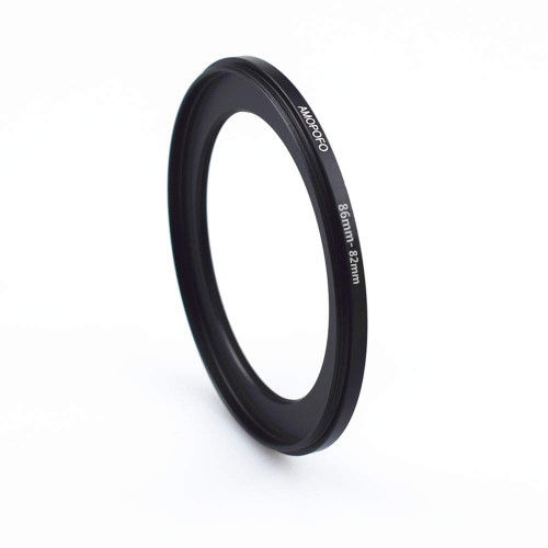 86mm-82mm Step-Down Metal Lens Filter Adapter Ring/86mm Lens to 82mm UV CPL ND Accessory