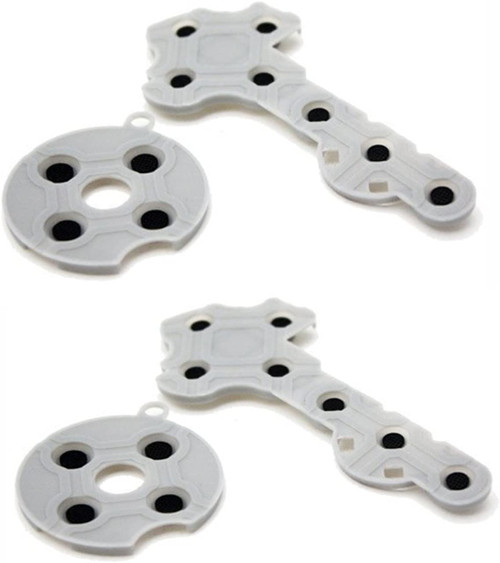 2 Set Conductive Rubber Pad Contact Button Repair Fix Silicon Pads D-Pad for Xbox360 Wireless Controller