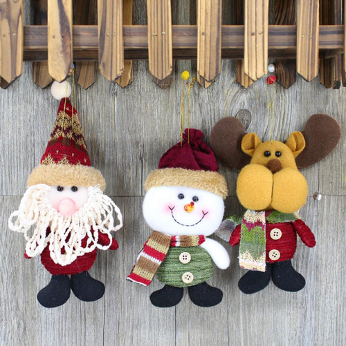 3 Packs Christmas Ornaments Set, Adorable Christmas Hanging Ornament Christmas Tree Decorations Xmas Pendants Santa Claus Snowman Reindeer Elk Doll for Xmas Party Holiday Decor 3 Packs Christmas Ornaments Set, Adorable Christmas Hanging Ornament Christmas Tree Decorations Xmas Pendants Santa Claus Snowman Reindeer Elk Doll for Xmas Party Holiday Decor