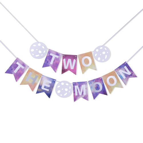 Two the Moon Banner - Astronaut Rocket 2nd Birthday Boy,Second Birthday Outer Space Planets Banner Party Decor (TWO MOON BANNER) Two the Moon Banner - Astronaut Rocket 2nd Birthday Boy,Second Birthday Outer Space Planets Banner Party Decor (TWO MOON BANNER)