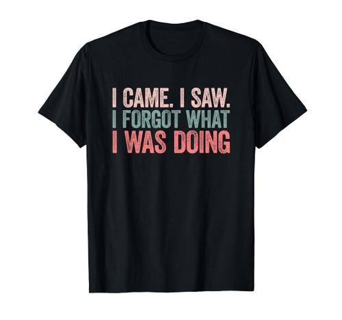 I Came I Saw I Forgot What I was Doing T-Shirt