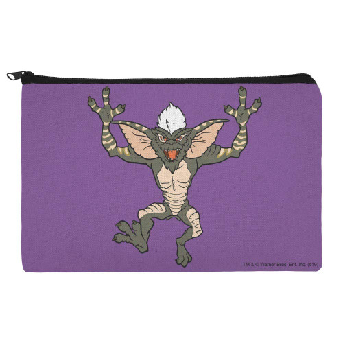 GRAPHICS & MORE Gremlins Stripe Makeup Cosmetic Bag Organizer Pouch