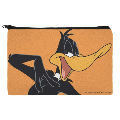 GRAPHICS & MORE Looney Tunes Daffy Duck Makeup Cosmetic Bag Organizer Pouch