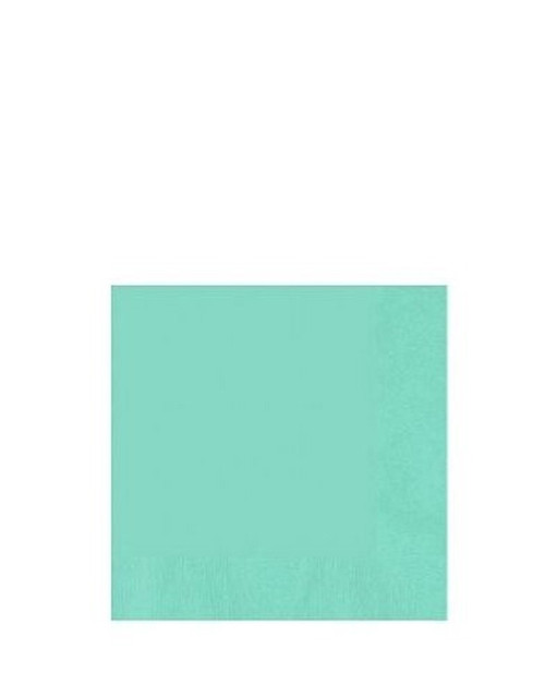 Amscan Robin Egg Blue Teal Beverage Napkins 50/pkg 2-ply