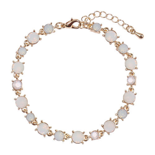 RIAH FASHION Sparkly Crystal Rhinestone Cubic Zirconia Bridal Bracelet - Pave Wedding Statement Cuff Bangle Adjustable Wrist Slide Tennis Bolo/Pearl Wrap Stack (Rhinestone Bracelet - Gold Clear) RIAH FASHION Sparkly Crystal Rhinestone Cubic Zirconia Bridal Bracelet - Pave Wedding Statement Cuff Bangle Adjustable Wrist Slide Tennis Bolo/Pearl Wrap Stack (Rhinestone Bracelet - Gold Clear)