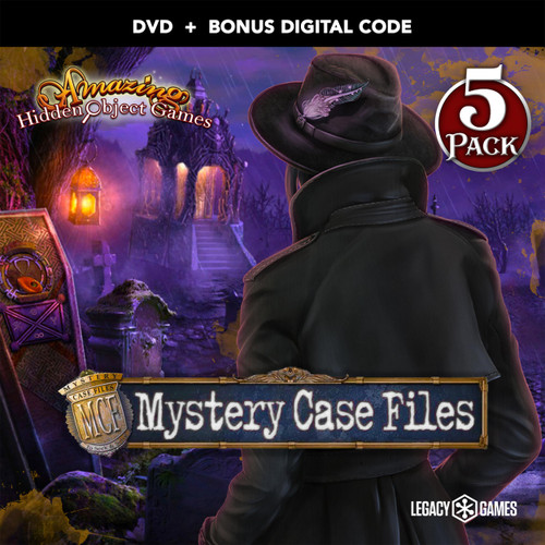 Legacy Games Amazing Hidden Object Games for PC: Mystery Case Files (5 Game Pack) - PC DVD with Digital Download Codes Legacy Games Amazing Hidden Object Games for PC: Mystery Case Files (5 Game Pack) - PC DVD with Digital Download Codes