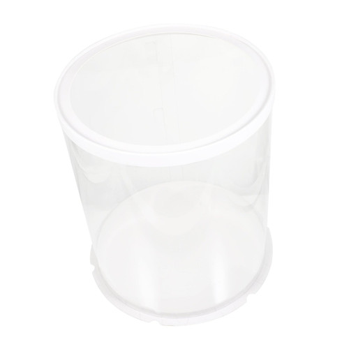 NOLITOY 1pc Packing Box transparent cake box clear plastic containers cake holder with lid clear cake stand round cake packaging portable cake container cupcake containers PCV white dome