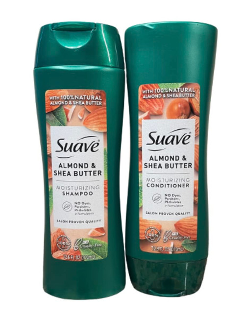 Suave Professionals Shampoo and Conditioner Set 12.6 Oz Ea. (Almond and Shea Butter)