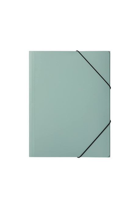 PAGNA 21609-18 Elasticated Folder A4 PP Pastel Eco 3 Folders Mint