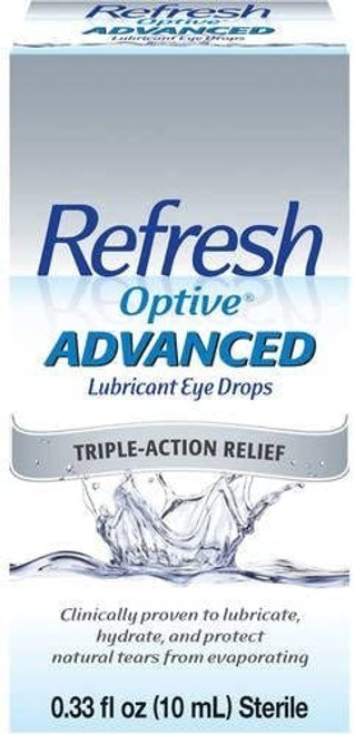 Refresh Optive Advanced Lubricant Eye Drops 0.33 fl oz