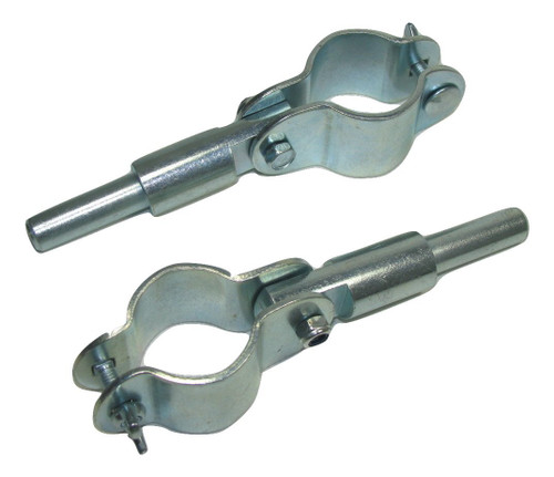582060C1 Sea-Dog Line Clamp-On Oarlock Pair Zinc Plated Steel 1/2" Shank