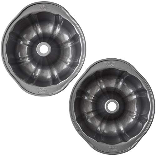Wilton Perfect Results Premium Non-Stick Bakeware 9-Inch Fluted Tube Pan, Multipack of 2 Wilton Perfect Results Premium Non-Stick Bakeware 9-Inch Fluted Tube Pan, Multipack of 2