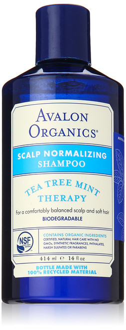 Avalon Organics Tea Tree Mint Scalp Normalizing Shampoo, 14 oz. Avalon Organics Tea Tree Mint Scalp Normalizing Shampoo, 14 oz.