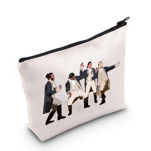 POFULL Hamilton Broadway Mudical Lover Gift Hamilton Character Zipper Pouch Makeup Bag (Hamilton Character bag) POFULL Hamilton Broadway Mudical Lover Gift Hamilton Character Zipper Pouch Makeup Bag (Hamilton Character bag)