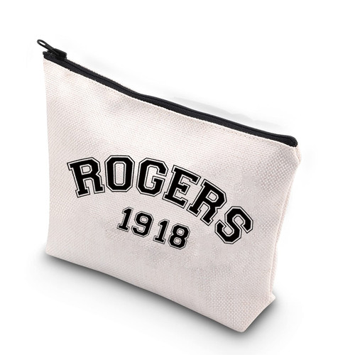 WCGXKO Superhero Fans Gift Rogers 1918 Zipper Pouch Makeup Bag For Movie Fandom Girls (Rogers 1918)