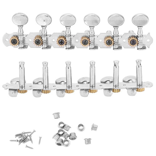 Guitar Tuning Pegs 6+6 Acoustic Guitar Tuning Pegs Machine Head Tuners Guitar String Tuning Pegs Machine Knobs Tuning Keys for Electric or Acoustic Guitar