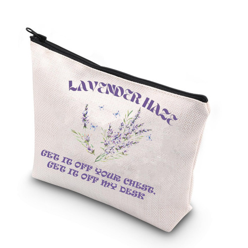 WCGXKO Concert Merch Singer Album Gift Singer fans gift Song Lyrics Inspired Gift Zipper Pouch Makeup Bag (MY DESK)