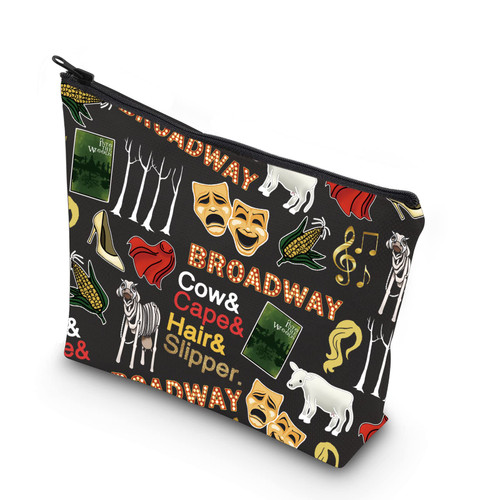 WCGXKO Musical Lover Gift Musical Theatre Fans Gift Musical Zipper Pouch Makeup Bag (Hair Slipper) WCGXKO Musical Lover Gift Musical Theatre Fans Gift Musical Zipper Pouch Makeup Bag (Hair Slipper)