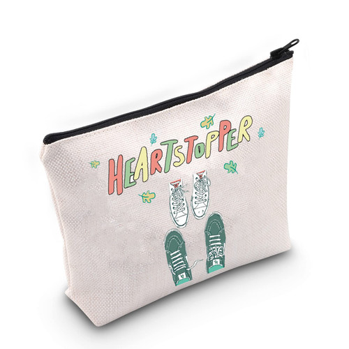 BLUPARK TV Show Gift Fans Gift TV Show Inspired Zipper Pouch TV Show LGBT LGBTQ Gift Comics Lover Gift BL Love Gift (Shoes leaves)