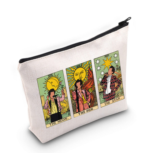 BLUPARK Singer Tarot Card Inspired Makeup Bag Singer Fan Gift Music Gift Album Gift Harry Zipper Pouch Bag (Singer Tarot) BLUPARK Singer Tarot Card Inspired Makeup Bag Singer Fan Gift Music Gift Album Gift Harry Zipper Pouch Bag (Singer Tarot)