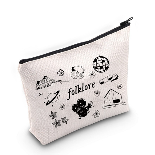 TOBGBE Gifts For Fan Album Inspired Zipper Makeup Pouch Bag Singer Version Gifts Music Idea Cosmetic Bag (F Moon Bag T)