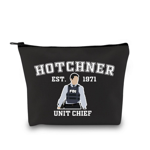 GJTIM Criminal M TV Show Inspired Gift Hotchner Inspired Zipper Pouch Criminal TV Show Fans Makeup Bag for Crime Show Fans (Hotchner Bag) GJTIM Criminal M TV Show Inspired Gift Hotchner Inspired Zipper Pouch Criminal TV Show Fans Makeup Bag for Crime Show Fans (Hotchner Bag)