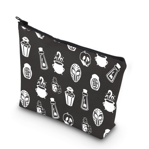 TSOTMO Villain Lover Gift Halloween Poison Evil Queen Zipper Pouch Makeup Bag for Villain Fans (disney poison) TSOTMO Villain Lover Gift Halloween Poison Evil Queen Zipper Pouch Makeup Bag for Villain Fans (disney poison)